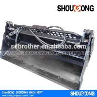 Skid steer attachment 4 in 1 bucket