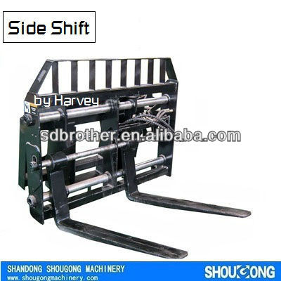 Skid Steer Loader attachment Side-shift Pallet Fork