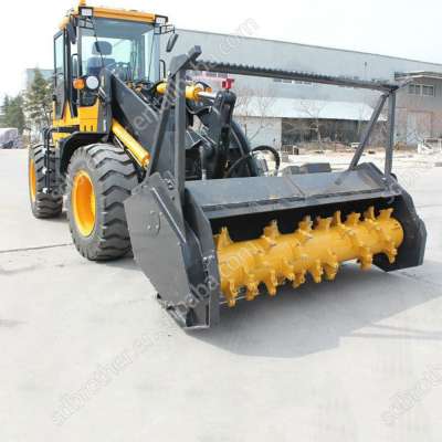 Wheel Loader with Mulcher