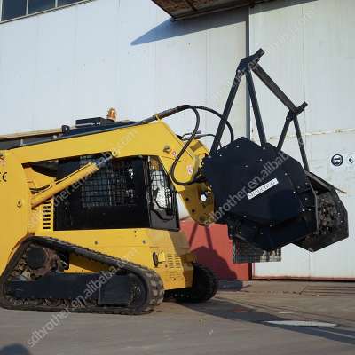 Skid Steer with Forestry Attachment