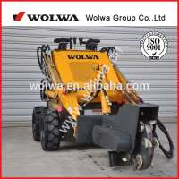 skid steer loader mini loader with stump grinder GN380